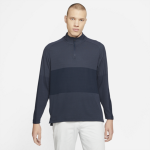 Nike Dri-FIT Vapor-golfoverdel med 1/2 lynlås til mænd - Blå