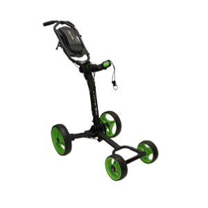 Axglo Flip N' Go 4-hjulet Golfvogn - Sort/Lime