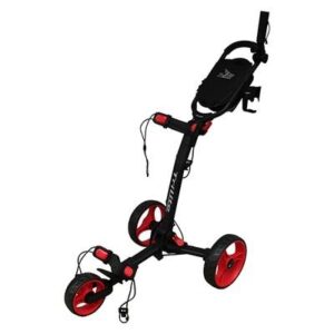 Axglo Trilite 3-hjulet Golfvogn - Sort/Rød