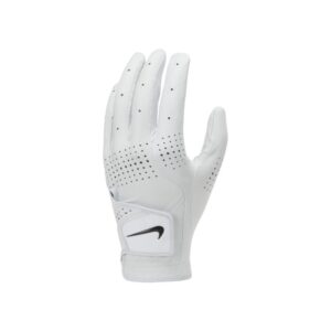Nike Tour Classic 3-golfhandske til mænd (venstre, almindelig) - Hvid