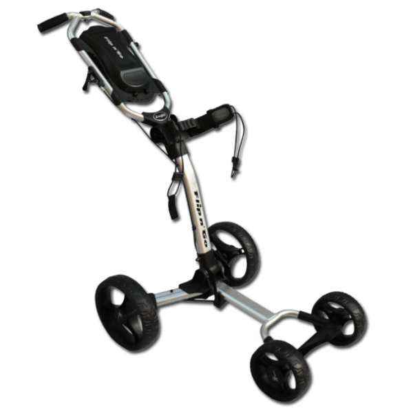 Axglo Flip N' Go 4-hjulet Golfvogn - Grå