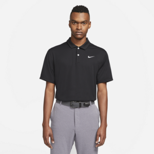 Nike Dri-FIT-golfpolo til mænd - Sort