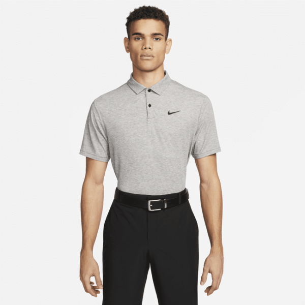 Nike Dri-FIT Tour-golfpolo til mænd - sort