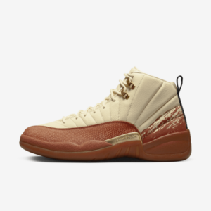 Air Jordan 12 Retro x Eastside Golf-sko til mænd - brun