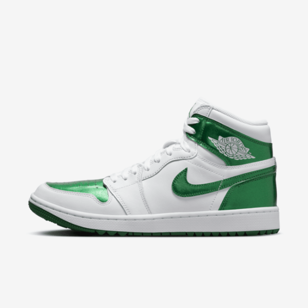 Air Jordan I High G-golfsko til mænd - hvid