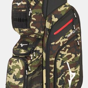 Mizuno BR-D4 Cart Bag - White/Black