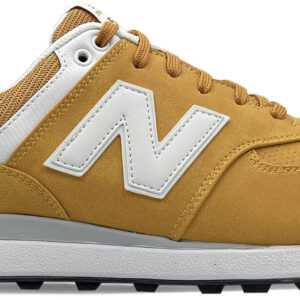 New Balance Herre 574 GREENS V2 Golfsko - White / Wheat