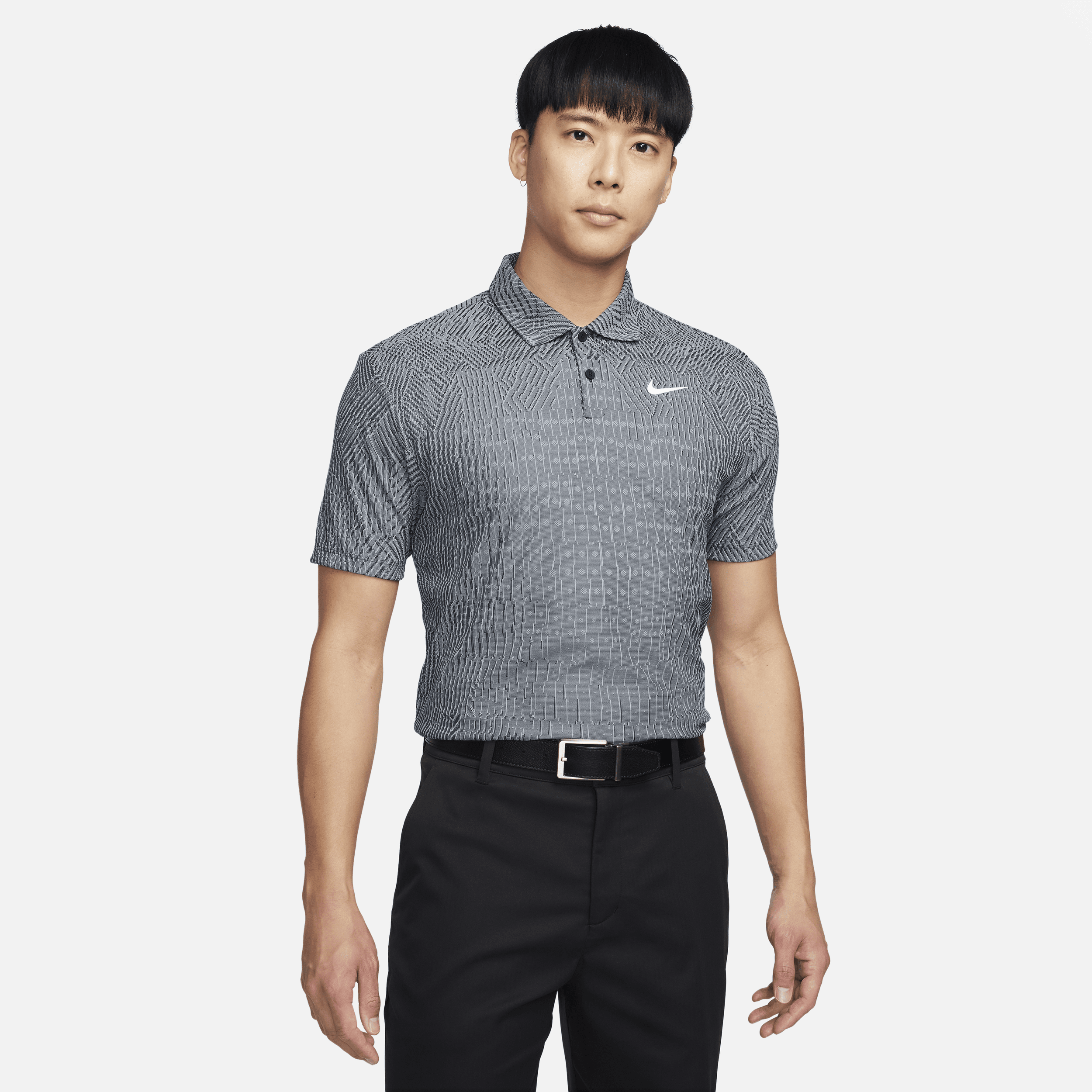 Nike Tour Dri-FIT ADV-golfpolo til mænd - grå Nike Tour Dri-FIT ADV-golfpolo til mænd - grå