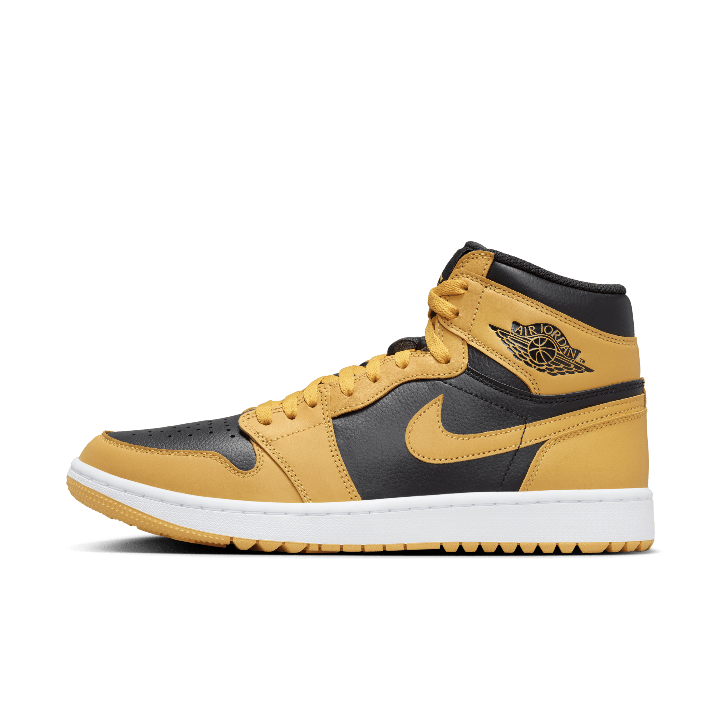 Air Jordan I High G-golfsko til mænd - gul Air Jordan I High G-golfsko til mænd - gul