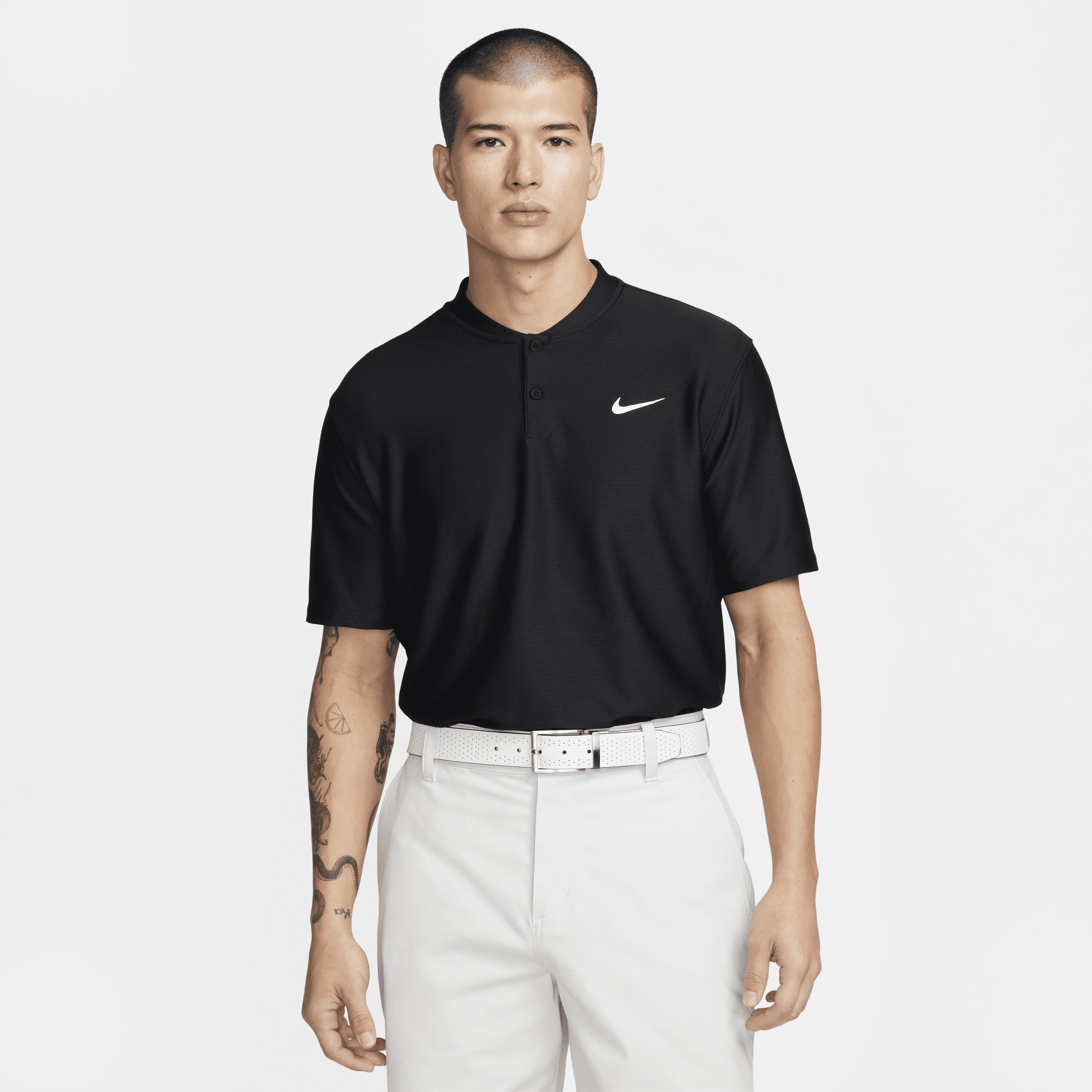 Nike Tour Dri-FIT-golfpolotrøje til mænd - sort Nike Tour Dri-FIT-golfpolotrøje til mænd - sort
