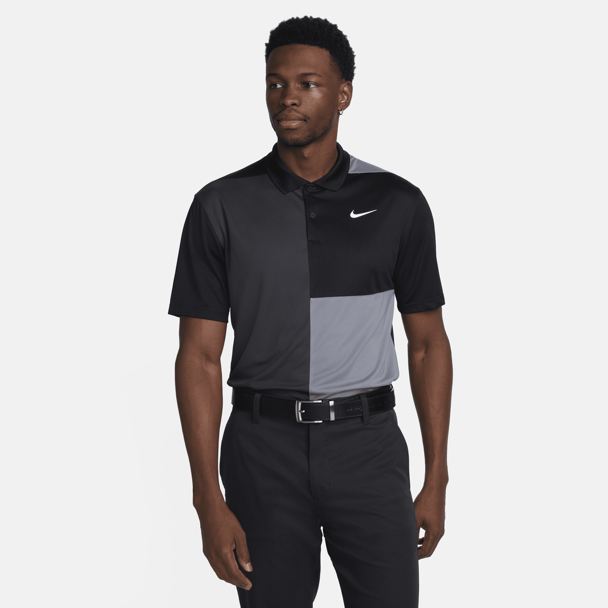 Nike Victory+ Dri-FIT-golfpolo til mænd - sort Nike Victory+ Dri-FIT-golfpolo til mænd - sort