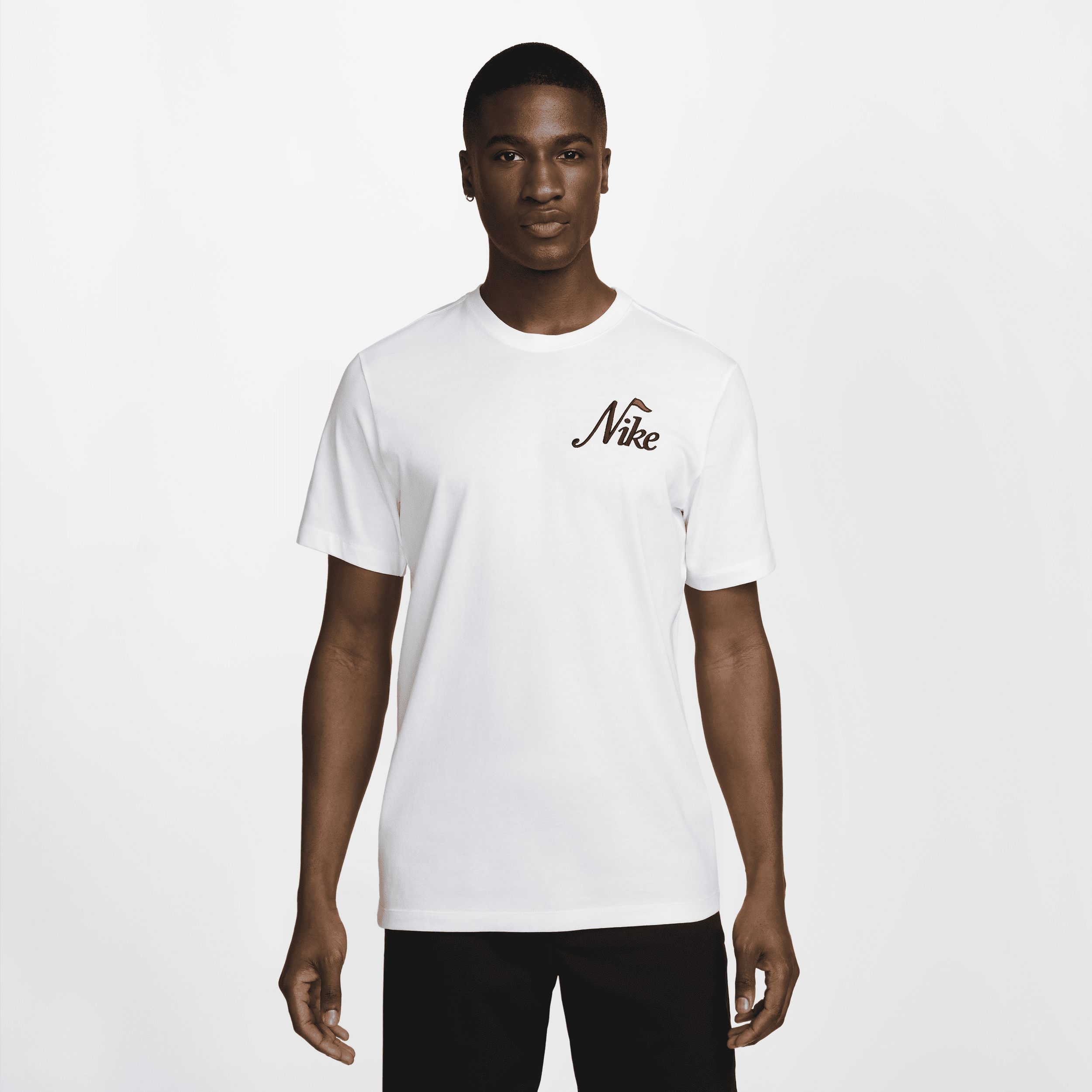 Nike golf-T-shirt til mænd - hvid Nike golf-T-shirt til mænd - hvid