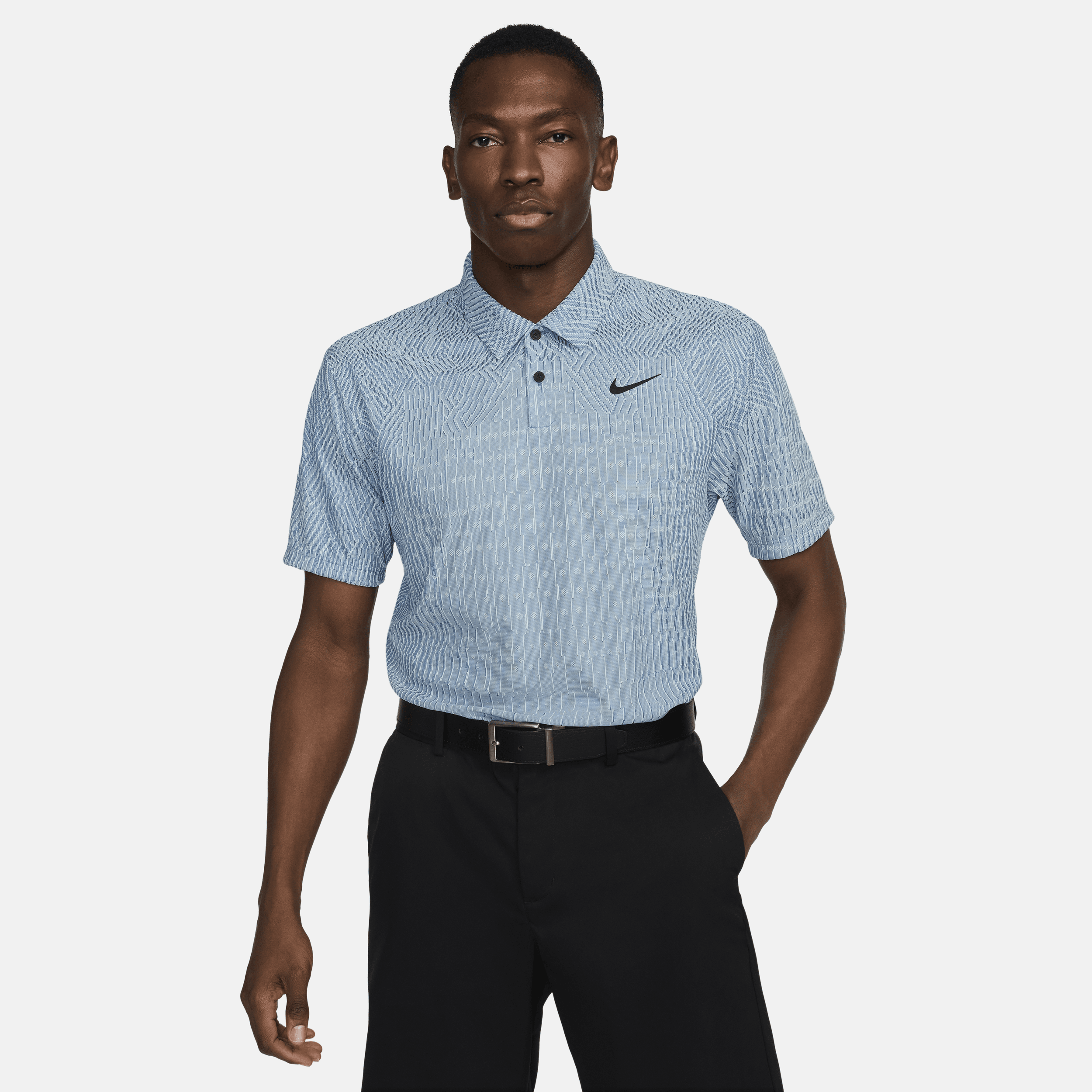 Nike Tour Dri-FIT ADV-golfpolo til mænd - blå Nike Tour Dri-FIT ADV-golfpolo til mænd - blå