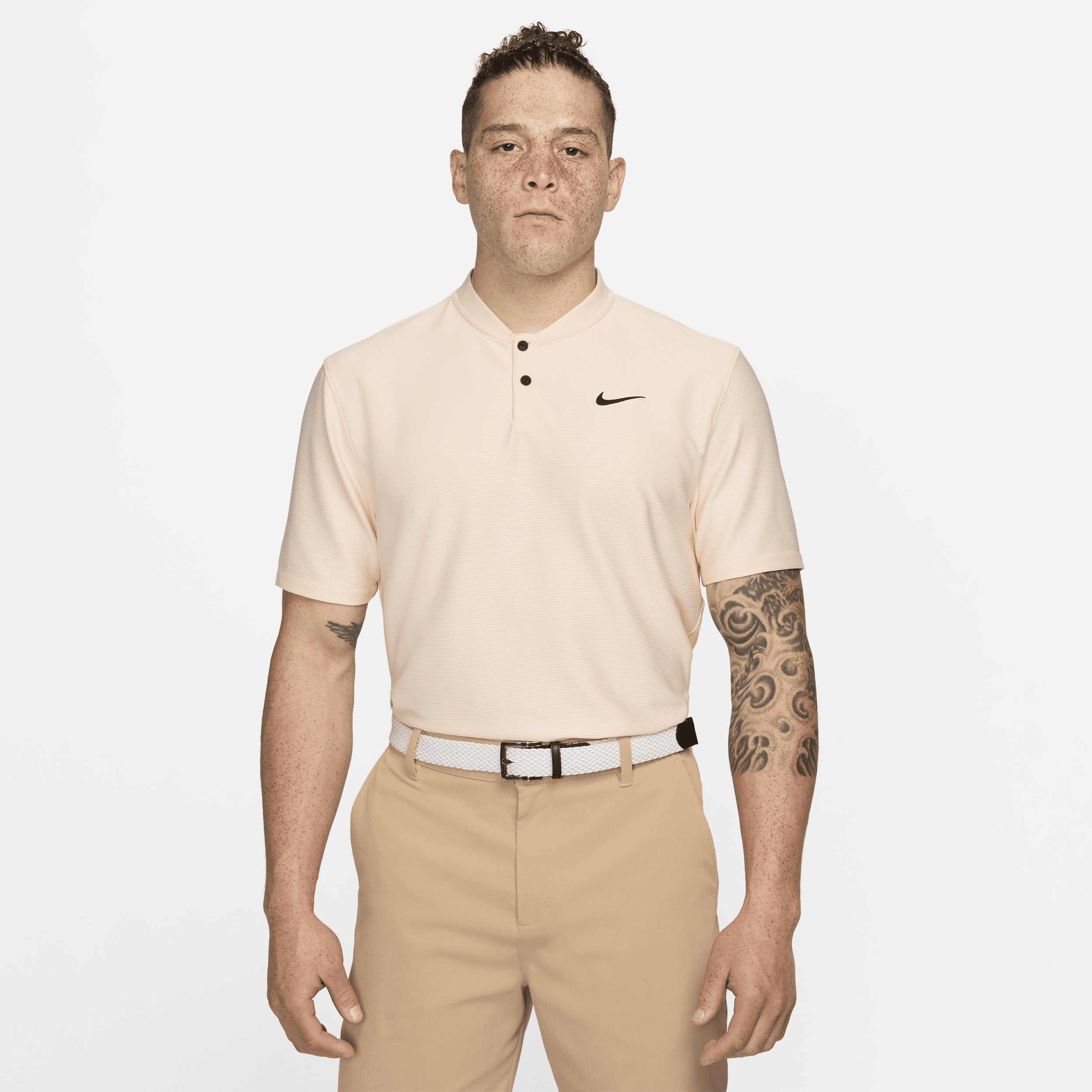Nike Tour Dri-FIT-golfpolotrøje til mænd - brun Nike Tour Dri-FIT-golfpolotrøje til mænd - brun